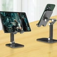 thumbnail image 2 of Wweixi Adjustable Height And Angle Bracket For Smartphones And Tablets Foldable And Mini Size Plastic Green, 2 of 6