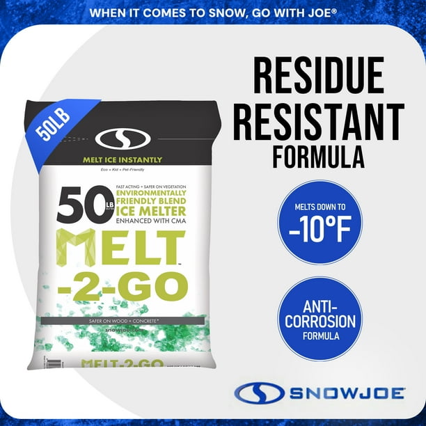 Snow Joe Enviro Blend Ice Snow Melt, Safe for Concrete & Plants