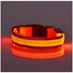 thumbnail image 1 of Collar luminoso para perros Naranja M Collar LED recargable Cadena de seguridad LED intermitente con correa de muñeca ajustable, 1 of 5