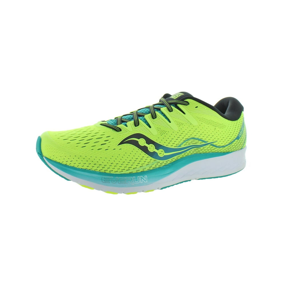 Saucony - Saucony Mens Ride ISO 2 Knit Fitness Running Shoes Green 15 ...