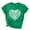 Green, variant on Charella Short Sleeve Shirts for Women Valentines Day Gifts Crewneck T-shirt 2025 Trendy Tops,White,XL