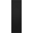 thumbnail image 5 of Ekena Millwork 12"W x 47"H True Fit PVC Bungalow Fixed Mount Shutters, Black (Per Pair - Hardware Not Included), 5 of 7