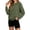 Army Green, variant on Xdegoge Crewneck Sweatshirts Women Long Sleeve Casual Pullover Tops with Zipper Pocket Relaxed Fit Fall Winter Running Womens Workout Clothes