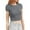Z Gray, variant on outfmvch crop tops for women casual solid color tank short sleeve crop t-shirt womens tops crop tops black