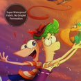 thumbnail image 6 of Phineas And Ferb Shower Curtain Waterproof Fabric Cloth Shower Curtains Washable Bathroom Decoration Bath Curtains Iron, 6 of 9