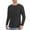 ZA-Black-sun protection shirts, variant on Men's Sun Shirts Long Sleeve Sun Protection Shirt for Summer Outdoor Crew Neck Solid Basic Tees Loose Fit Top for Dailywear
