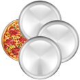 thumbnail image 1 of Deedro Moule à Pizza Plateau à Pizza 12 Pouces en Acier Inoxydable Moule à Pizza Rond Plaque de Cuisson pour Four Moule à Pizza Croustillant, Moule à Pizza Sain pour Cuisson au Four, Lot de 4, 1 of 4