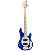 Sterling by Music Man StingRay RAY4HH Maple Fingerboard Electric Bass Guitar - Cobra Blue