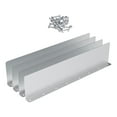 thumbnail image 2 of 4 Pieces Straight Rain Diverter Roofing Gutter Guards Water Guard Gutter, 2 of 7