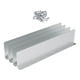 thumbnail image 2 of 4 desviadores de techo con 32 tornillos, canalones de lluvia de aluminio, protectores de canalones para techos de Valley, protectores contra, 2 of 7