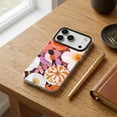thumbnail image 4 of WDAIDJ for iPhone 17 16 15 14 13 12 Pro Max Case, Aesthetic Retro Floral & Bird Pattern Clear Case, Vibrant Flower Illustration Slim Shockproof Protective Cover, 4 of 5