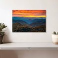 thumbnail image 2 of Elephant Stock Blue Ridge Parkway Fall Wall Art - Horizontal Canvas Wall Art - Living Room Wall Decor - Nature Canvas - Brown And Orange Decor - 12" x 8", 2 of 8