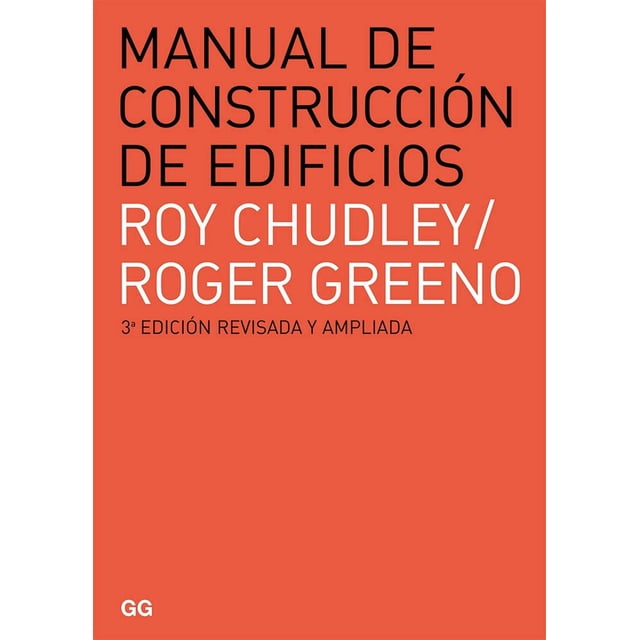 Manual de Construcción de Edificios Editorial GG 9788425225918
