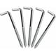 thumbnail image 1 of Gancho de tornillo de metal TUNC en forma de L 30 piezas 67 mm x 22 mm, 1 of 5