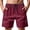 32#Wine, variant on Mens Casual Shorts Lightweight Quick Dry Athletic Training Running Shorts Elastic Waist Drawstring Breathable Summer Beach Travel Shorts Mint Green M