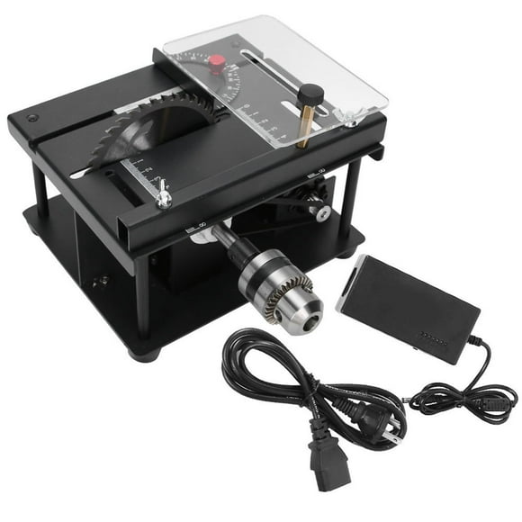 Mini Table Saw, Multi-angle  Portable Benchtop Cutting Machine With Circular Saw Blade, Multifunctional Woodworking Tabletop Saw For DIY Handmade, Wooden Model Crafts, Metal