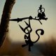 thumbnail image 1 of Metal Garden Stake Decoration Black Iron Ground Insert for Outdoor Yard Fence Courtyard Farm Flower Bed Weather Resistant, 1 of 6