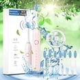 thumbnail image 1 of Teissuly Electric Toothbrush, Electric Toothbrush With 8 Brush Heads ,6 Cleaning Modes, Water Proofing IPX7 Water Proofing Electric Toothbrush Teissuly WER202312133652, 1 of 9