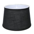 thumbnail image 2 of ALUCSET Abat-Jour en Lin 2 Tons 10 x 12 x 8 Pouces, Noir et Blanc (2 Pack), 2 of 9