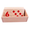 thumbnail image 1 of Abbracc Wooden Montessori Mathematics Material Numbers Matching Game Puzzles Kids Early, 1 of 5