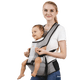 thumbnail image 1 of Cangurera Ergonómica para Bebé 6 en 1 con Asiento de Apoyo Hipseat, Soporte Lumbar y Bolsillos Térmicos - Multifuncional Transpirable, 1 of 4