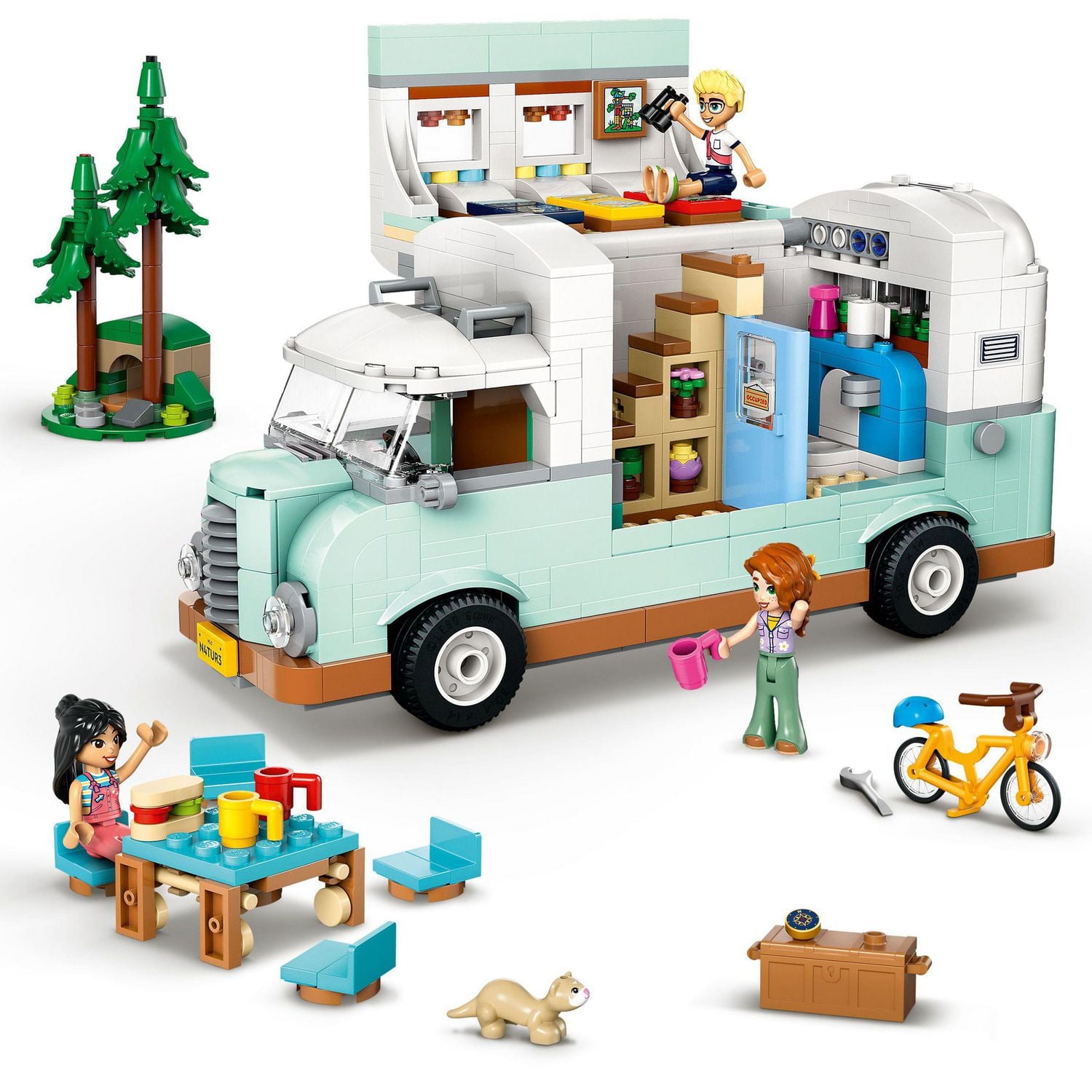 LEGO Friends L’aventure en autocaravane de l’amitié 42663 Ensemble de construction (778 pièces) Comprend 778 pièces, 7+ ans