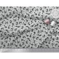 thumbnail image 2 of Soimoi Poly Georgette Fabric Stripe & Cat Animal Print Fabric by The Yard 52 Inch Wide, 2 of 3