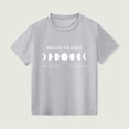 thumbnail image 4 of ITSAME Boys Cotton T-Shirts Crewneck Tops Luminous Print Kids Short Sleeve Graphic Tees Gray Size 11-12, 4 of 7