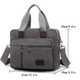 thumbnail image 1 of EIMELI Men‘s Handbag Canvas  Briefcase  Classic Messenger Bag  Multiple Pockets, 1 of 7
