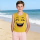 thumbnail image 4 of Niños Pequeños Camisola sin Mangas Gradiente Suave Impresión Moda Lindo Fondo para Niños 3-15 Años, 4 of 6