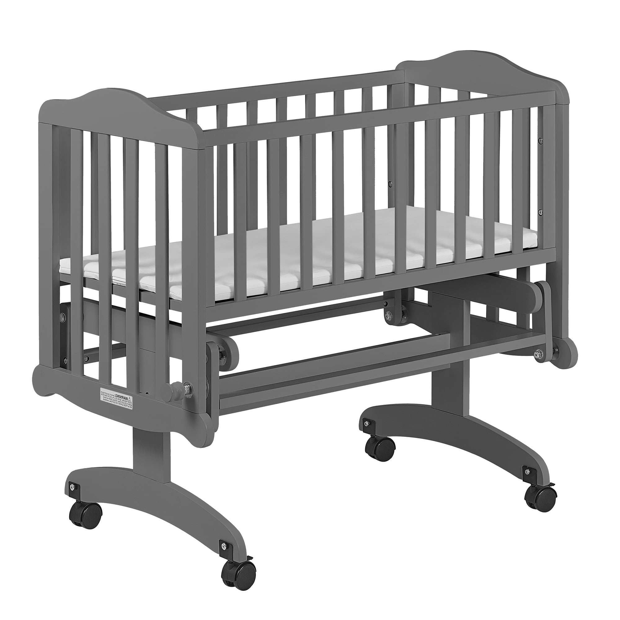 Me Lullaby Cradle Glider, Steel Gray 