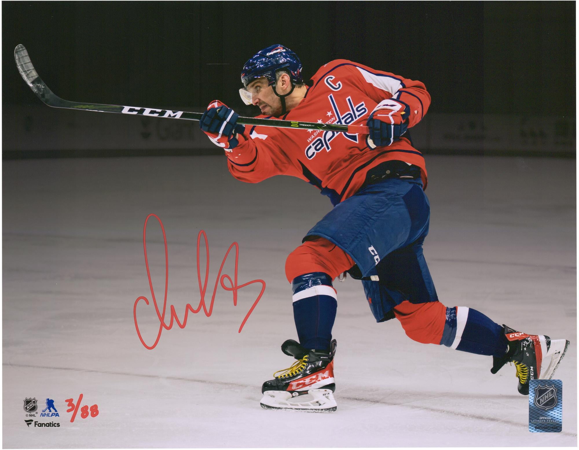 Fanatics Authentic Certified T.J Oshie Washington Capitals Autographed Mini Composite Hockey Stick 
