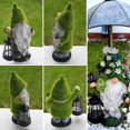 thumbnail image 3 of Estatua navideña al aire libre TERESA'S COLLECTIONS Gnome con luces, 3 of 7
