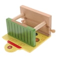 thumbnail image 4 of Accesorio de vía de tren de madera, estación de servicio, vía de tren, modelo de estación de servicio DIY, juguete de construcción educativo para niños, 4 of 8