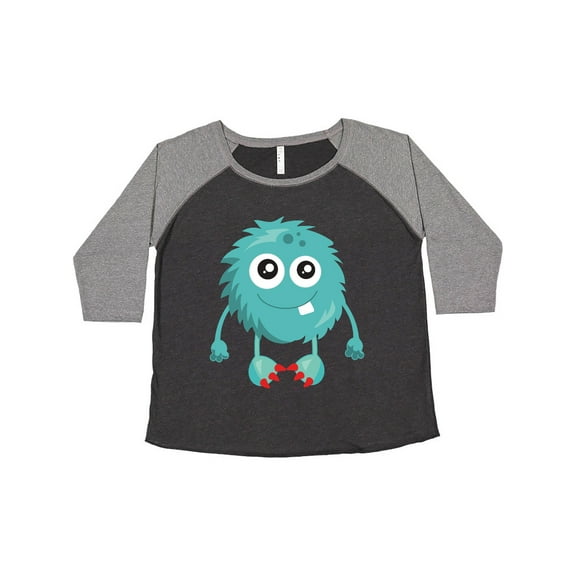 Inktastic Furry Monster, Little Monster, Blue Monster Women's Plus Size T-Shirt
