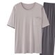 thumbnail image 4 of Ceisia Men's Plus Size Loose Fit Modal Cotton Crew Neck T-Shirt & Long Pants Set - Breathable Soft Casual Two-Piece Loungewear Gifts, 4 of 5