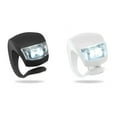 thumbnail image 1 of Justharion 1/2/4 Pcs LED Bike Front Light Road Mountain Bikes Battery Powered 3 Mode Adjustable Headlight Flashing Lamp Riding Accessories Black+white NO12, 1 of 1
