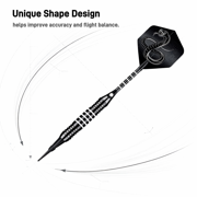 18g Soft Tip Darts Set, Professional Plastic Tip Darts with Storage Box for Electronic Dartboard Games