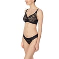 thumbnail image 2 of Le Mystere Women's Modern Classics Wireless Bra, Seamless Stretch Lace, Black, 32C, 2 of 2
