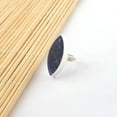 thumbnail image 2 of Elegance meets sophistication: A timeless treasure adorned with the brilliance of blue sapphire, nestled within a lustrous silver-plated embrace, 2 of 2