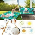 thumbnail image 4 of XXLYY Porch Swing Cushions, Waterproof Swing Replacement Cushions with Backrest and Ties, Garden Bench Seat Cushion, Outdoor Porch Patio Swing Non-Slip Chairs Pad, 4 of 8
