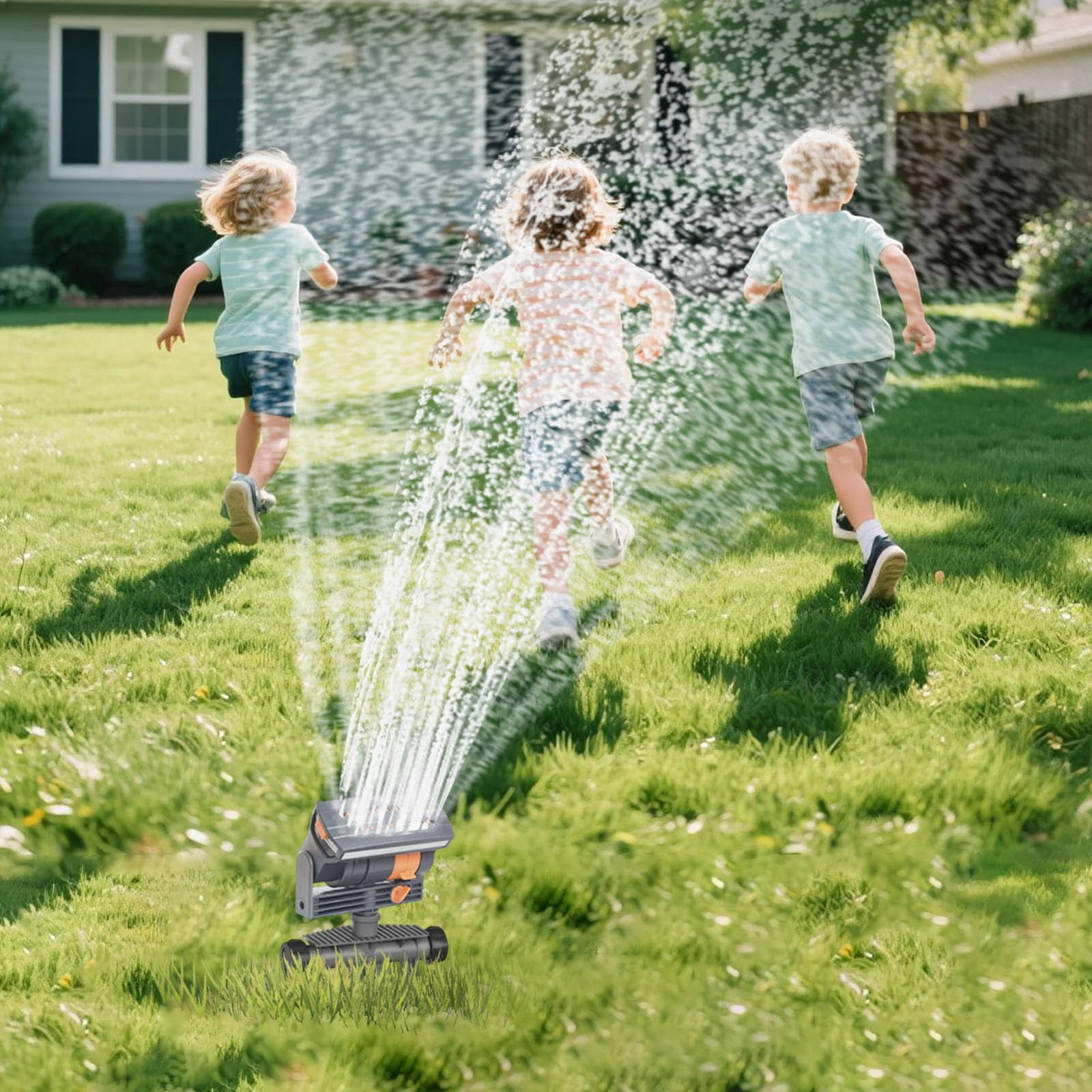 Garden Sprinkler Set,Tripod Sprinkler,Upgraded Small Oscillating Sprinklers,Watering Wide Coverage,Sprinklers for Yard Grass Garden