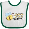 thumbnail image 3 of Inktastic Bee Positive Cute Bee Boys or Girls Baby Bib, 3 of 4