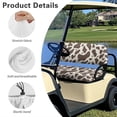 thumbnail image 5 of Pzuqiu Cow Print Golf Cart Accessories Seat Covers Brown Lightweight Golf Blanket Breathable Stretchable Protective Cushion Fits for EZGO Club Car and More 2 Person Seats Golf Carts, 5 of 7