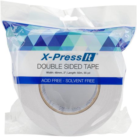 X Press It Double Sided Tape 48mm 2 X55yd Walmart Com