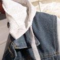 thumbnail image 6 of Hoodies for Men Graphic Hoodies Men's Autumn and Winter Fashion Casual Pocket Slim Fit Zipper Denim Long Sleeve Hoodie, 6 of 6