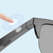DEELLEEO Smart Glasses,Wireless Bluetooth,IPX7 Waterproof,Bone Conduction Sound (Music&Call) for All Smart Devices - Polarized Lens Sunglasses