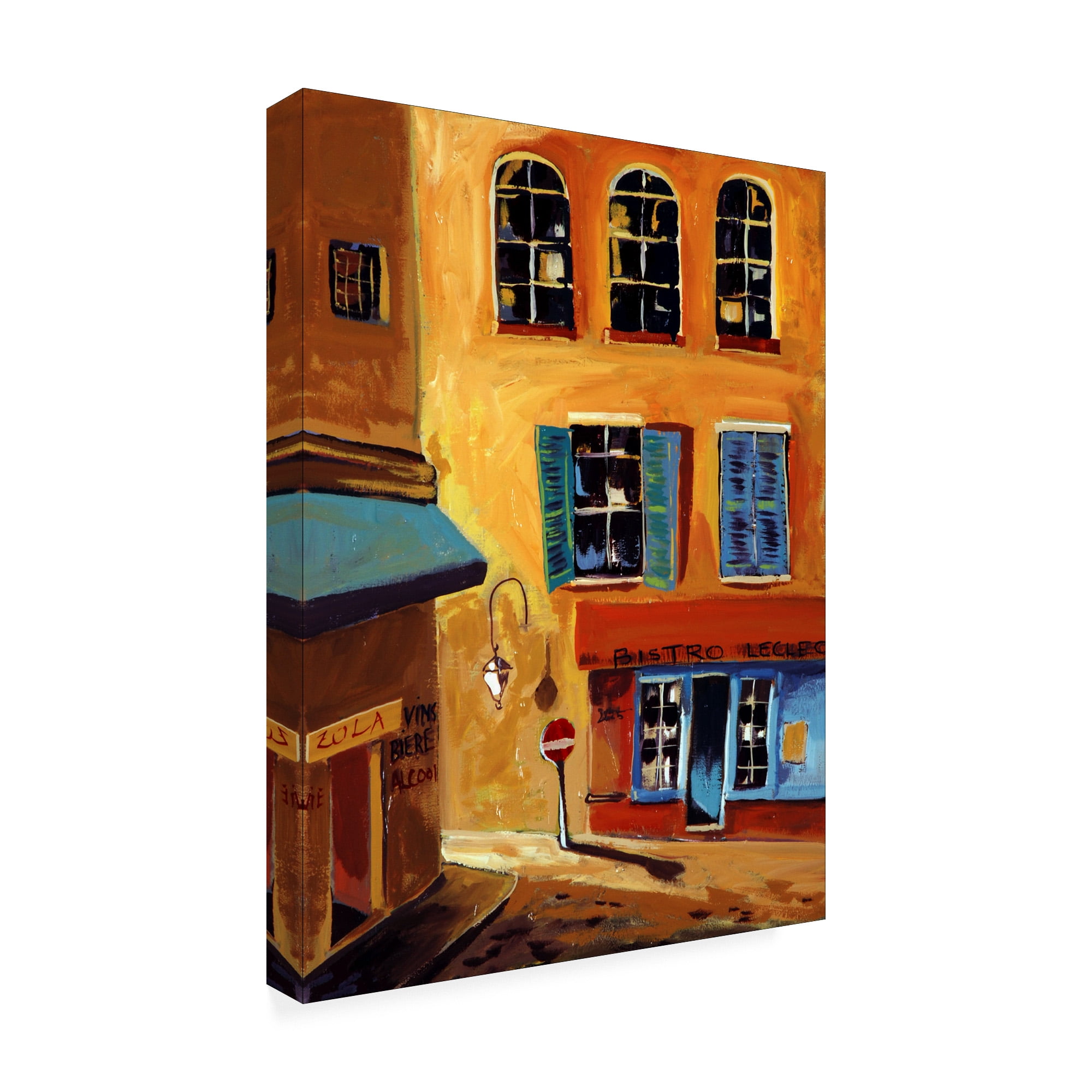 Trademark Fine Art 'Bistro Le Clec' Canvas Art by Patricia A. Reed