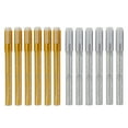 thumbnail image 1 of Amzcrzy Marker Pen 6 Gold and 6Silver Acrylic Marker Pen Set Water-Based Paint Pen Hand Ledger Graffiti Pen Acrylic Pigment Marker Pen 24Ml Pens School Supplies Writech Pens Pens for School, 1 of 5