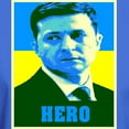 thumbnail image 3 of CafePress - Ukrainian President Zelenskyy Ukraine Flag T Shirt - Men's Classic Graphic Cotton T-Shirt, 3 of 4